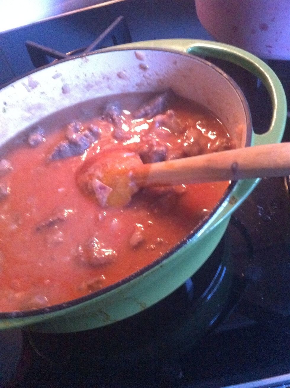 Here is the final look, now you will let it simmer for 1-1.5 hours to be cooked completely and then what?