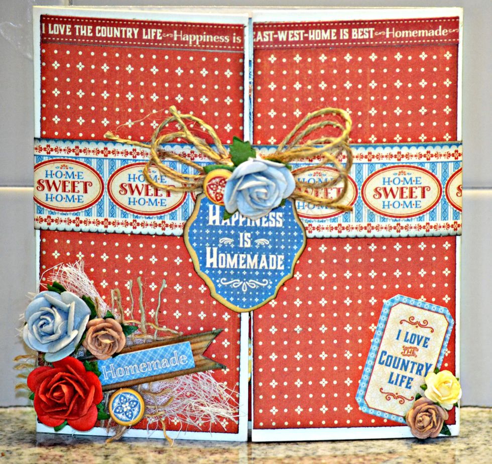 Here is the finished product! Thanks for viewing:-) Cheryl