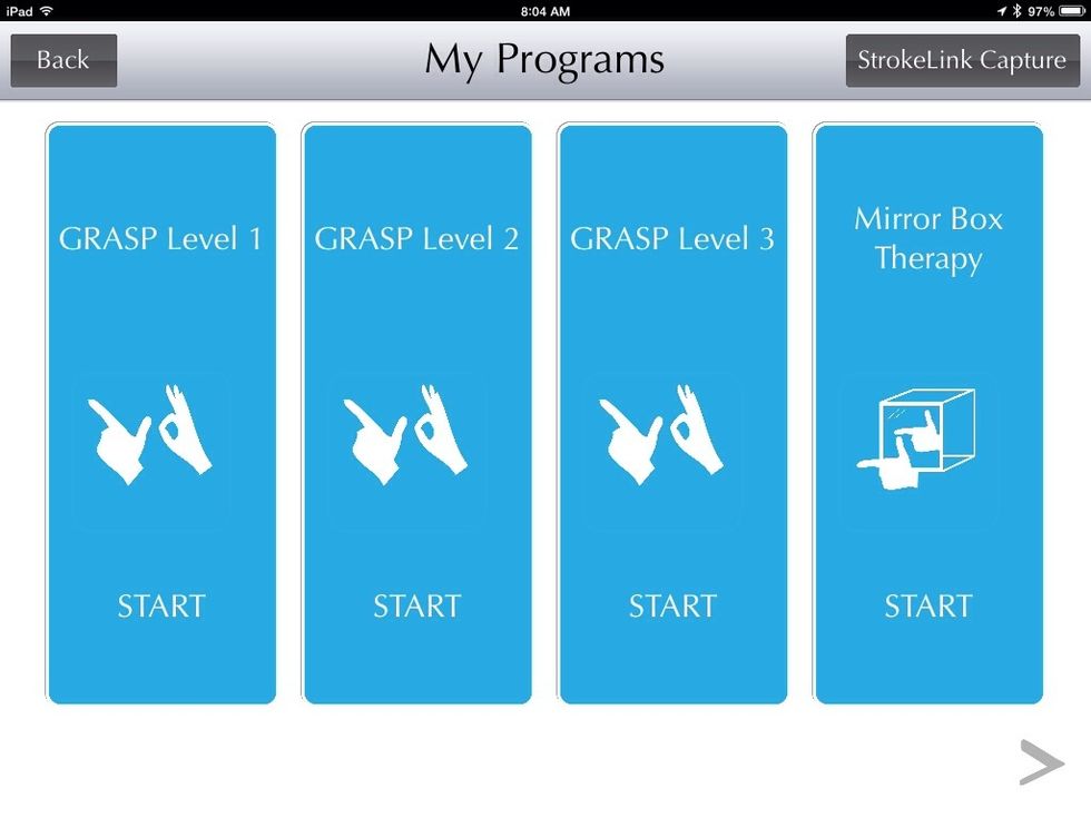 Here is the first page of "my Programs"