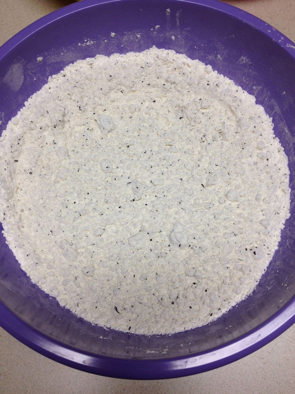 Here is the flour mixture
