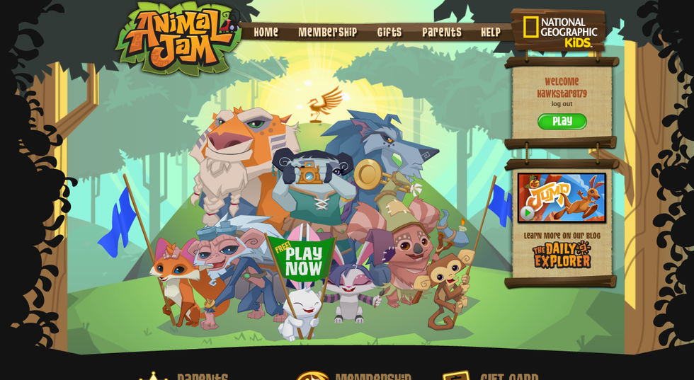 Here is the homepage. See the Parents tab on top? Click that to go to your Parent Account