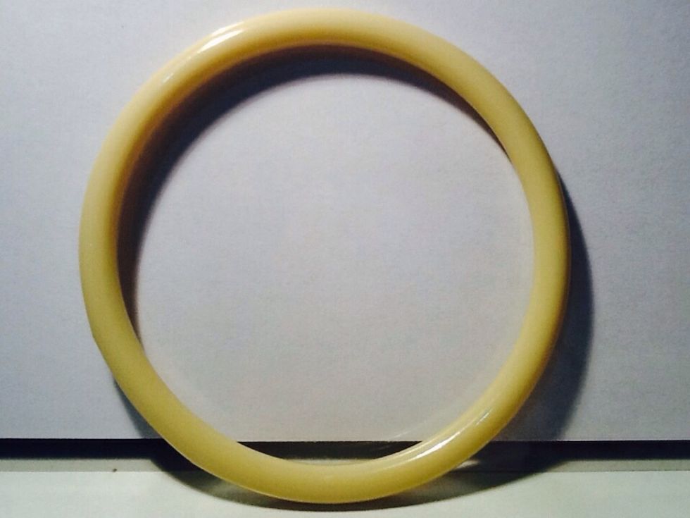 Here is the hoop I am using, with a 5" diameter.