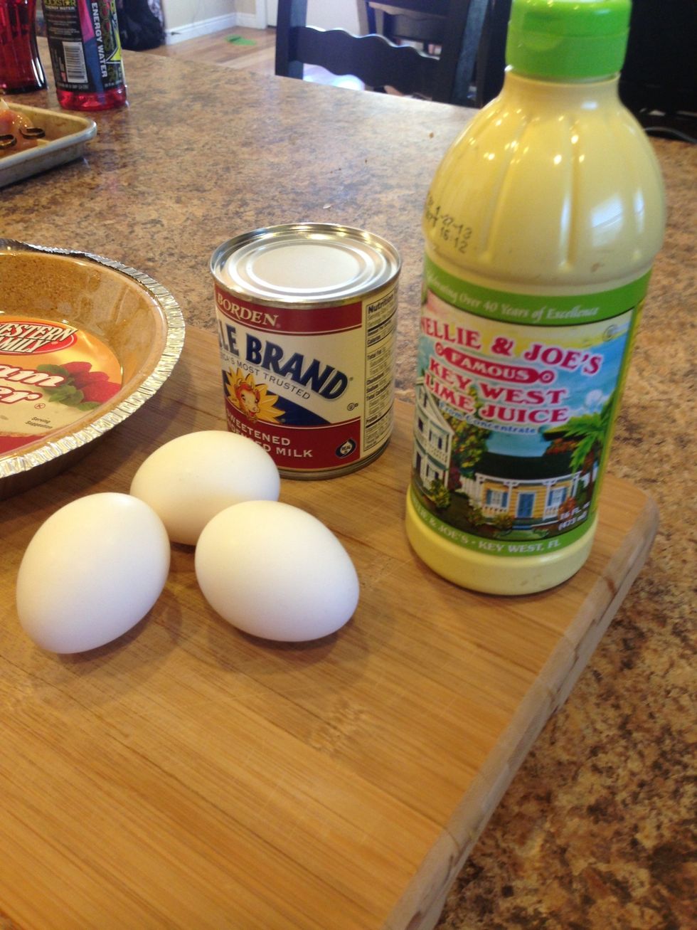 Here is the Keylime juice I use. This is their recipe and its my favorite! If I have them, I will zest one lime for an extra kick. You can find this juice in most stores next to lemon juice.