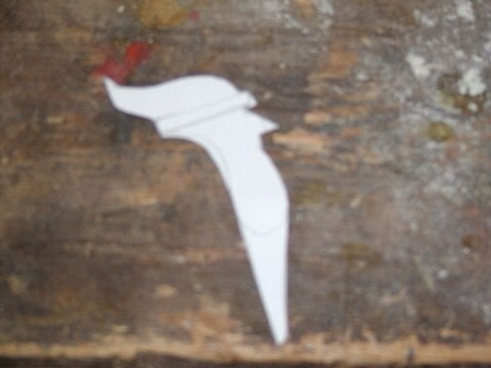 Here is the Santa pattern I made, download it at http://www.gordonsl.com/images/Santa/santapattern.jpg and transfer it to heavy card stock.  I use index cards.