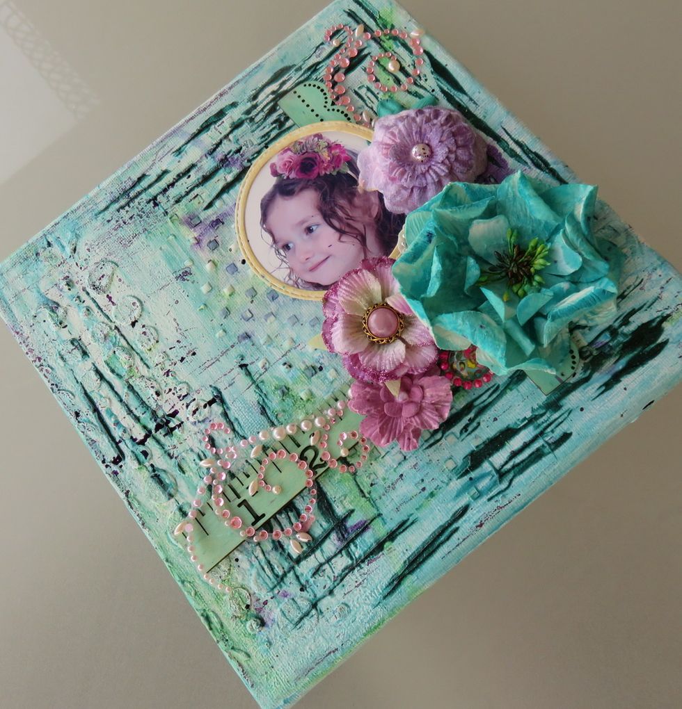 Here is the side look of the canvas