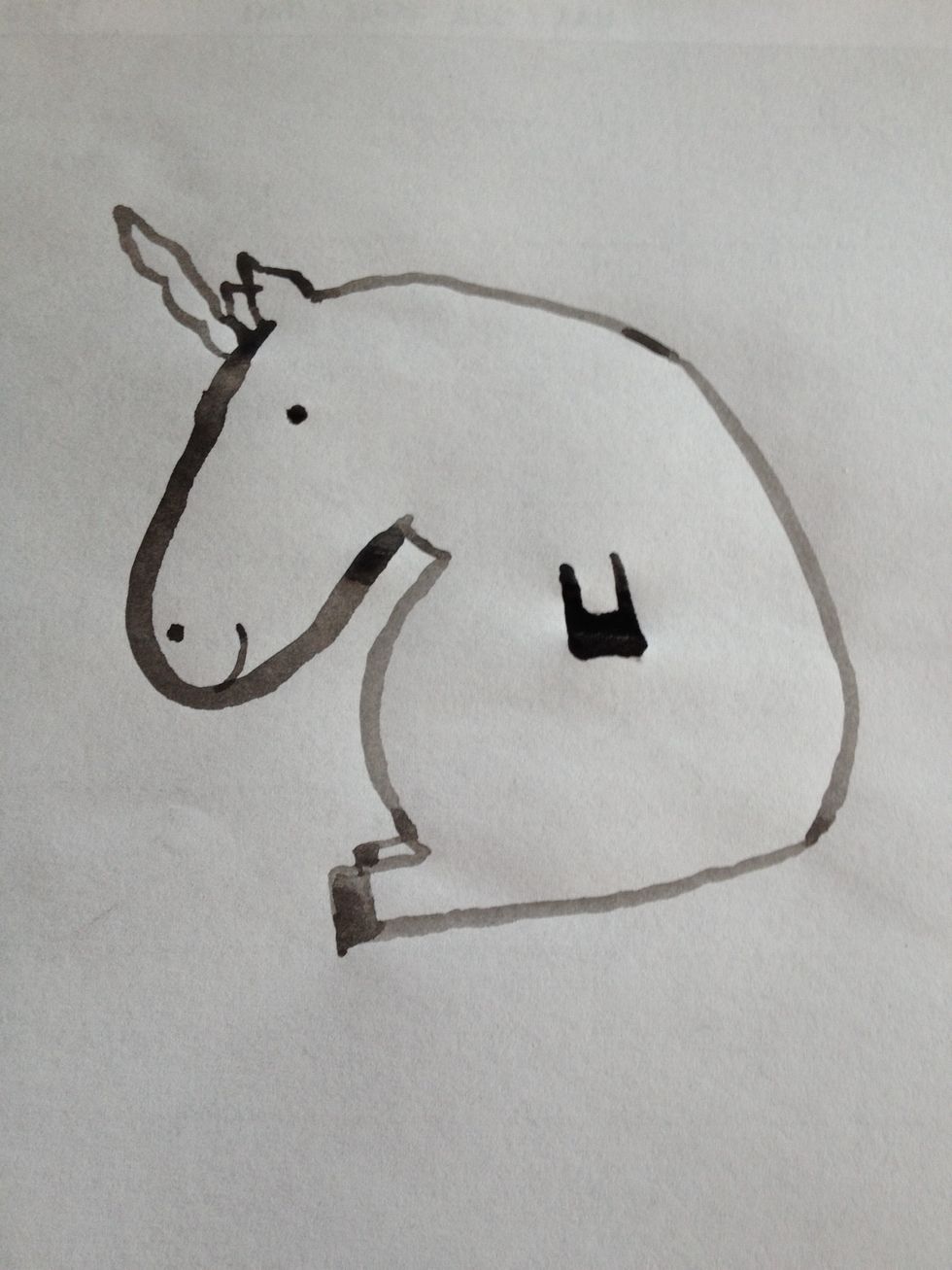 Here is the sketch of the body, I used watercolour\ud83d\ude0b