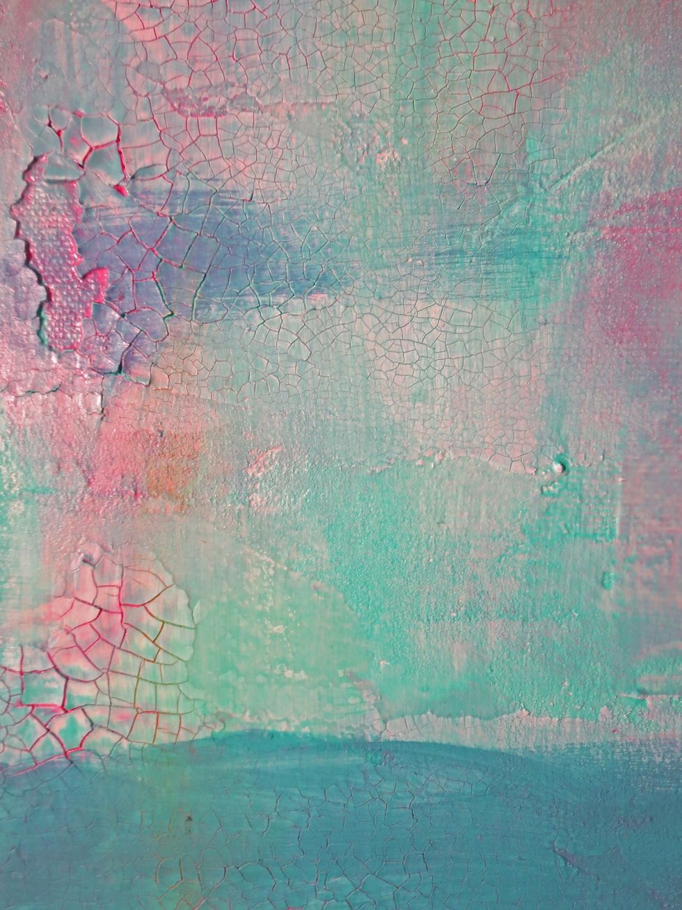 Here is the spot where the largest pieces of crackle flaked off.