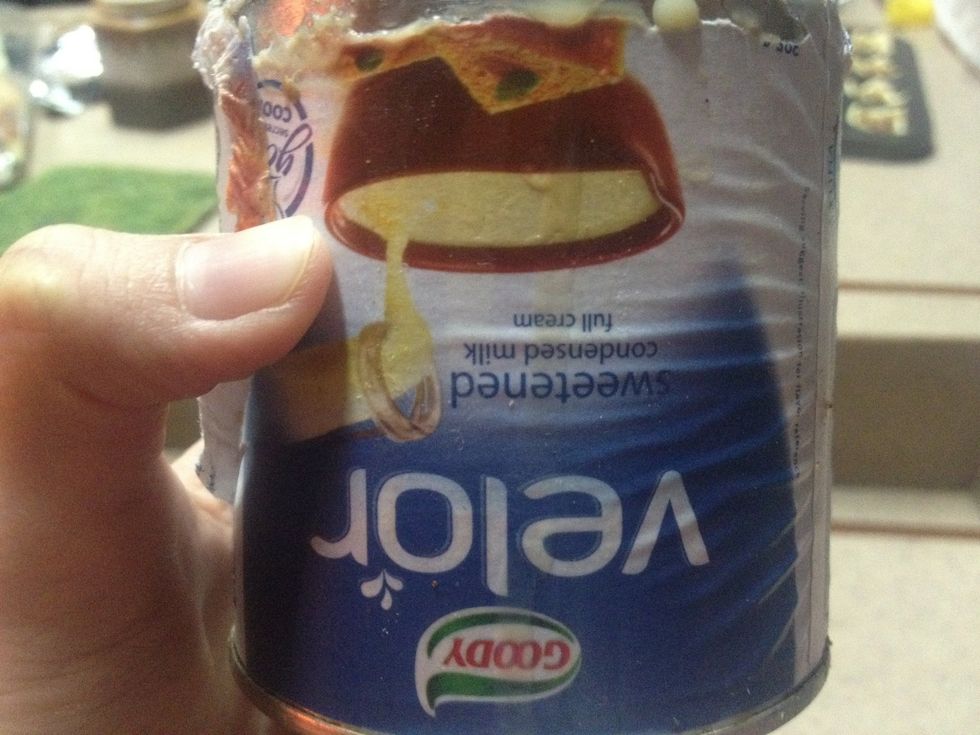 Here is the sweetened condensed milk