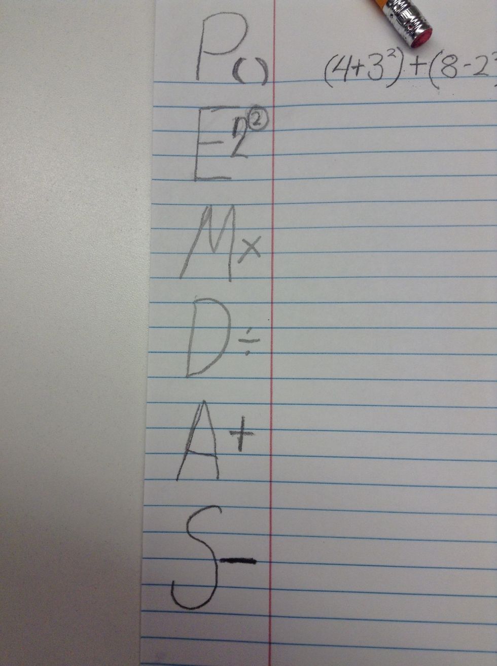 Here is what PEMDAS means!