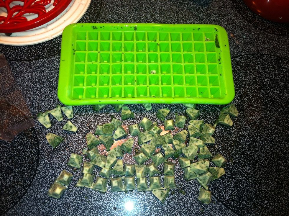 Here is what the cubes look like after I removed them.... Self explanatory ... Lol\ud83d\ude0a