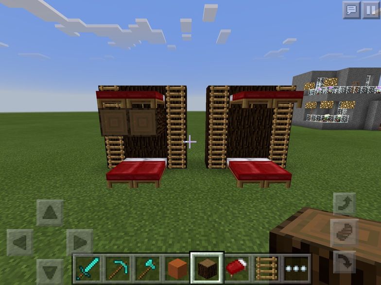 How To Build A Bunk Bed In Minecraft P E B C Guides