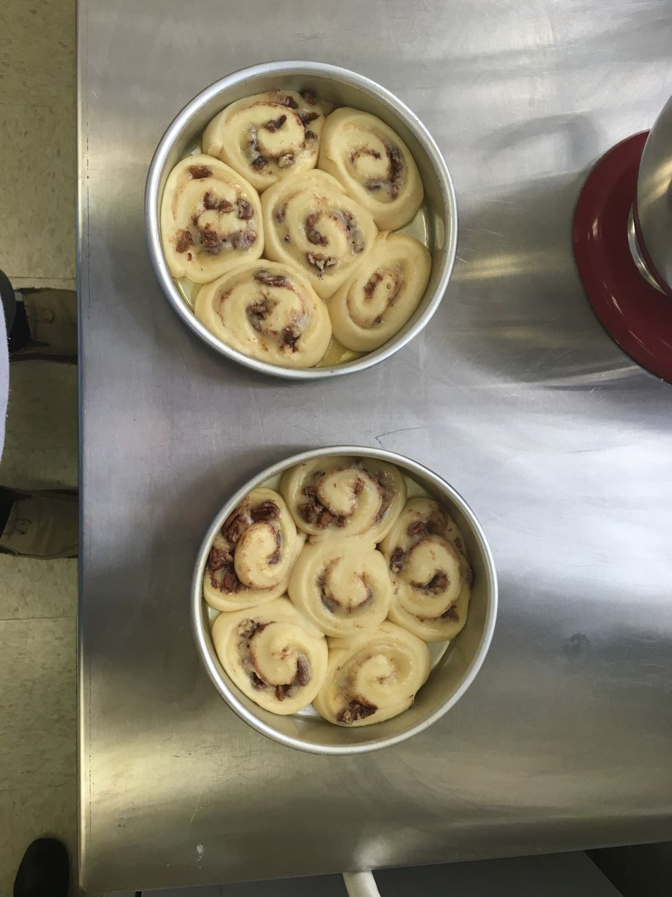 Here is what they should look like after they are done rising.