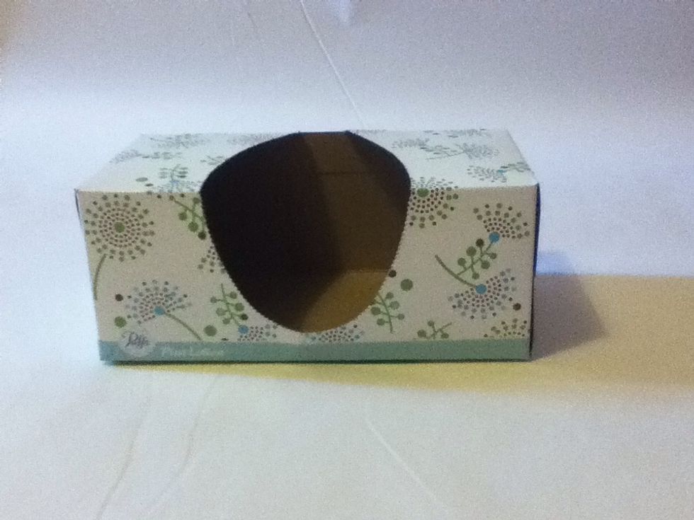 Here is what you start out with... A box! Time to start crafting.