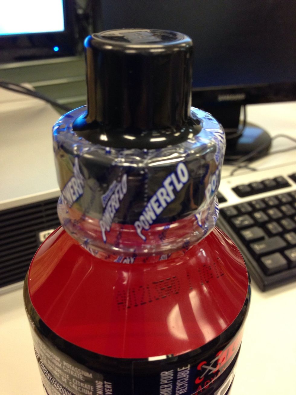 Here is your bottle. Isn't it hard to get that plastic seal off. :(