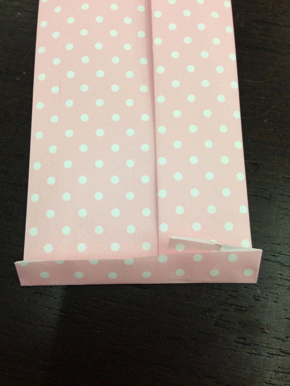 Here is your bottom. Fold it once