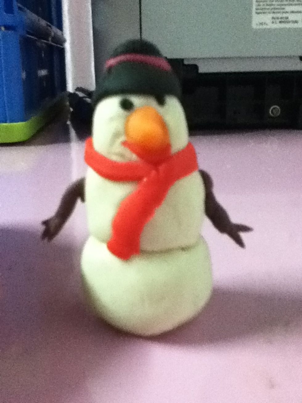 Here is your snowman