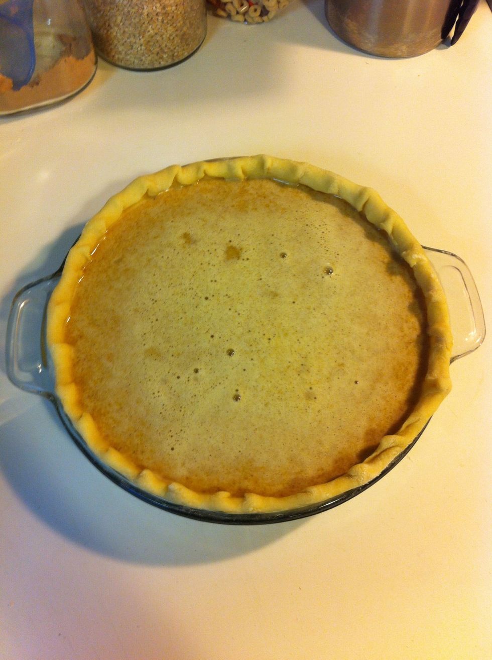 Here it is in all it's glory. Almost time to bake, but first...