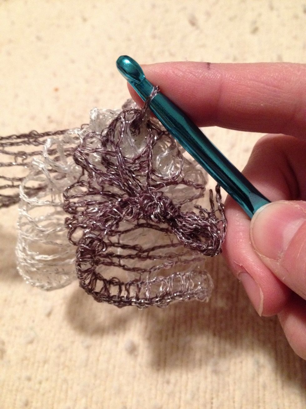 Here it is--the single stitch.