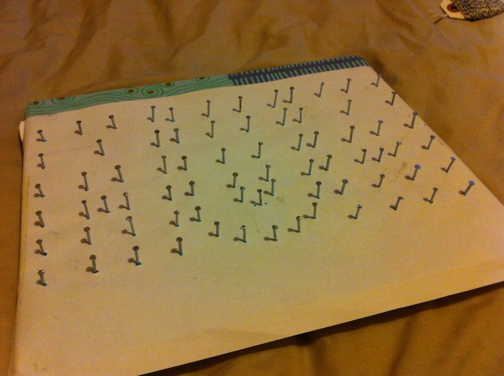 Here it is with all the nails in.