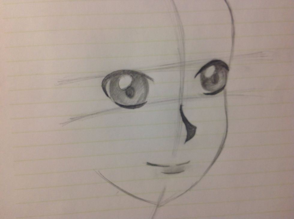 Here it is with the other eye. It looks better because it's bigger.