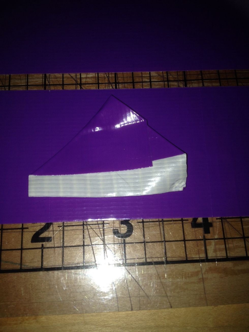 Here it is with the other side folded in