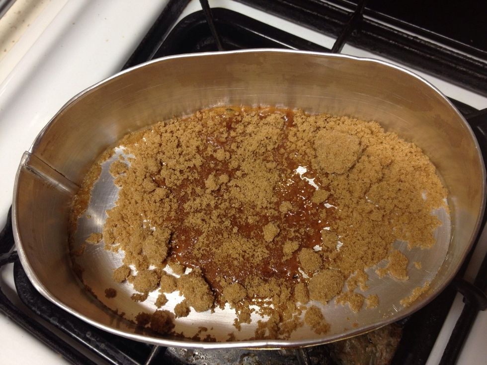 Here it starting to melt