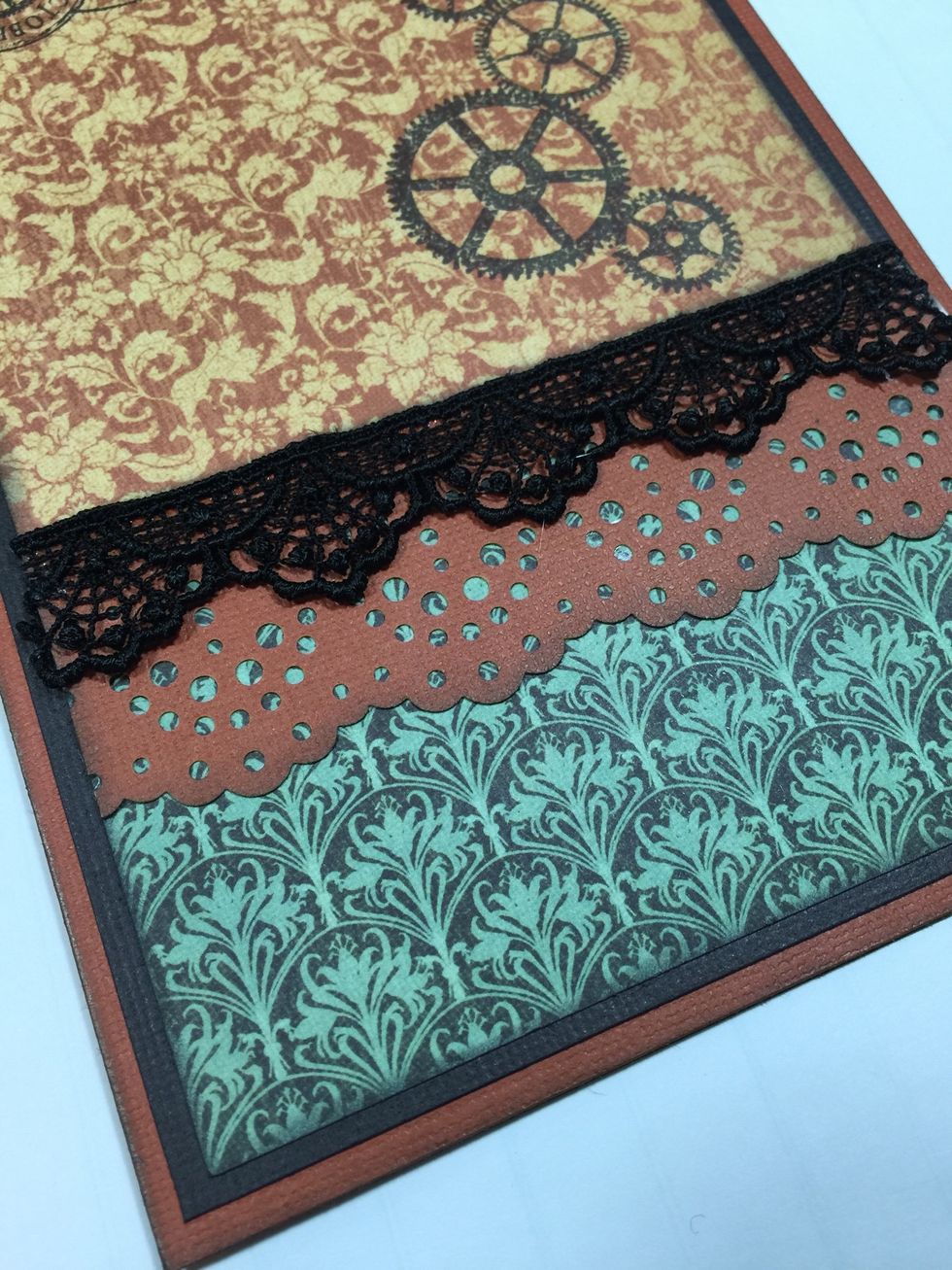 Here's a close-up view so far.