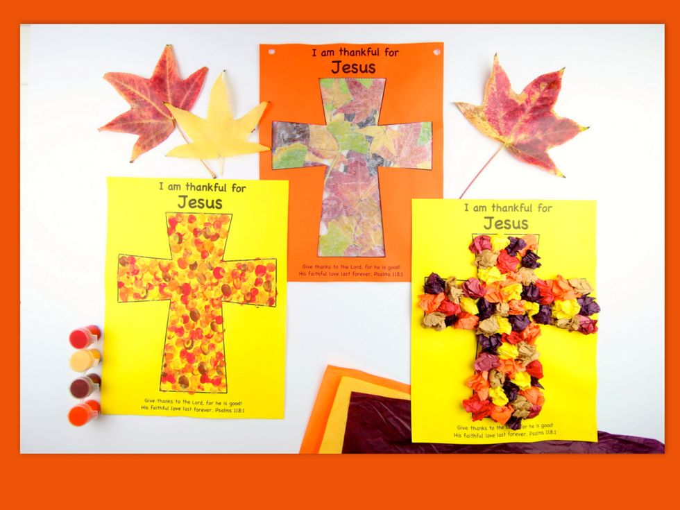 Here's a fun class project or just something to keep the kiddos busy while you're cooking. Download the printable template and let your children use their imagination to decorate it. Here are 3 ideas.