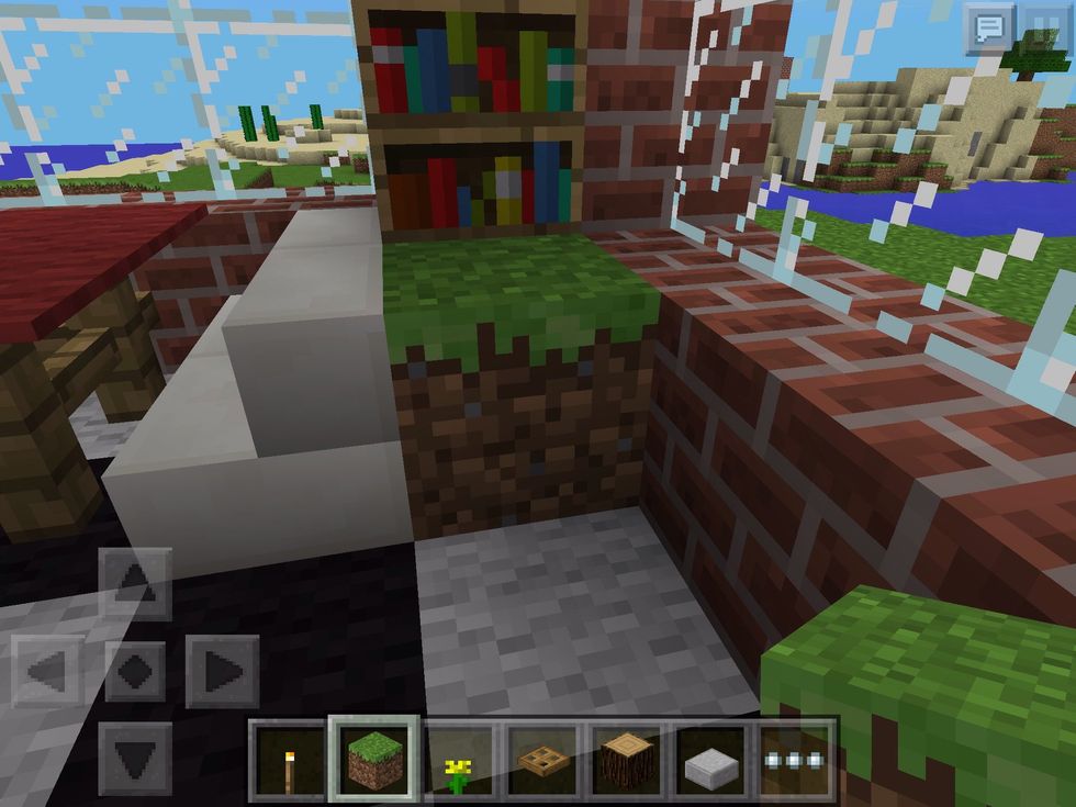 Here's a nifty trick! Place a grass block (or a dirt block in Survival).