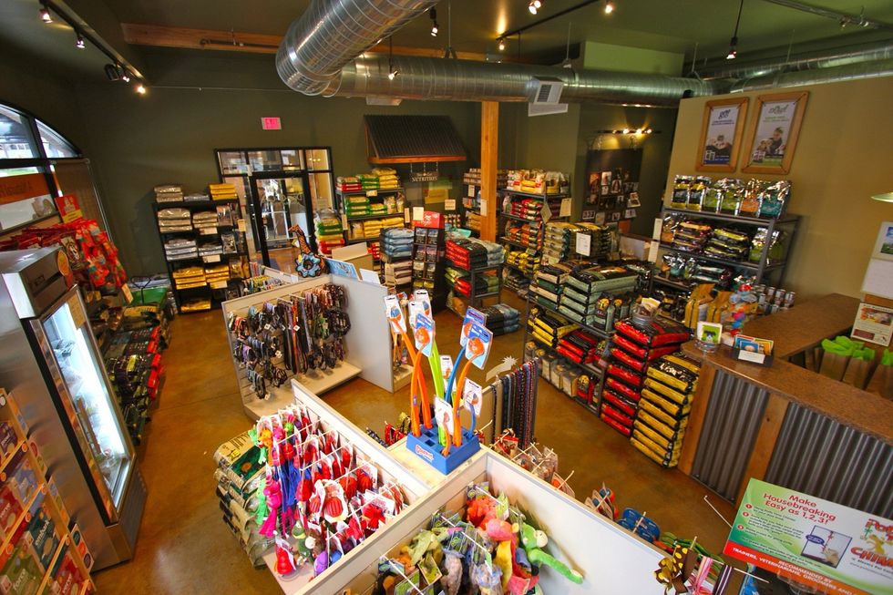 Here's a shot of available all-natural dog foods at Dee-O-Gee in Bozeman, MT. Learn more at www.dee-o-gee.com.