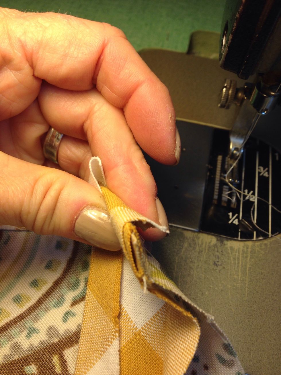 Here's a side view. This is going to create a finished edge