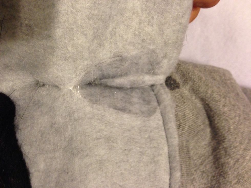 Here's an example. Press down and let it dry