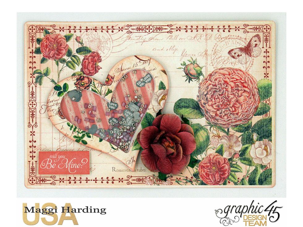 Here's another one I made with Graphic 45's Time to Flourish collection.