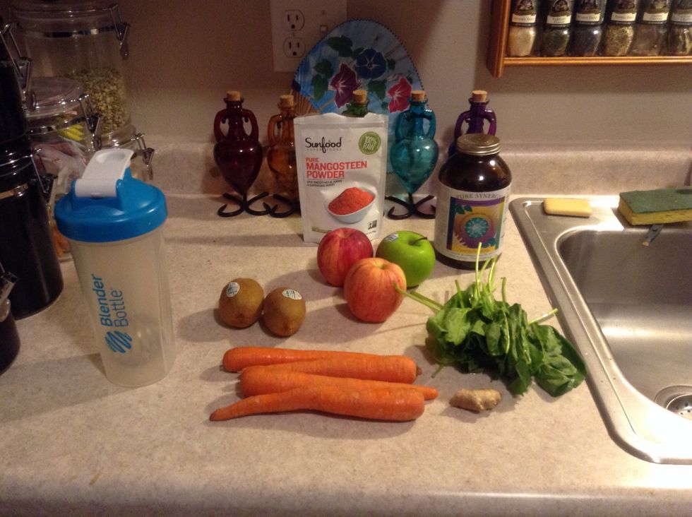 Here's everything you need, minus the juicer =)