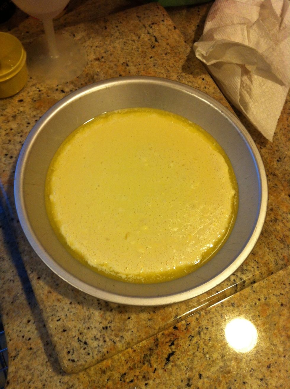 Here's how it looks after u pour it