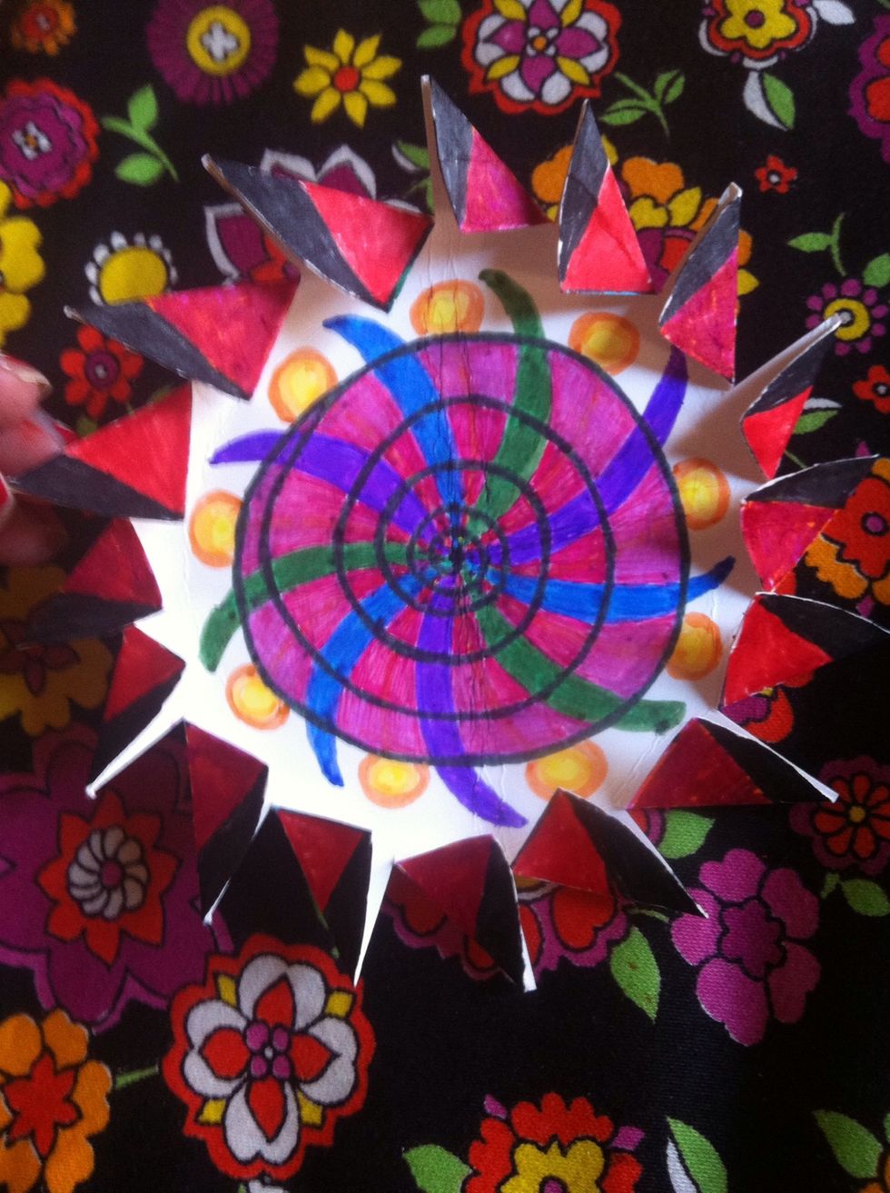 Here's mine all colored. Have fun with patterns & whatever meets your fancy.