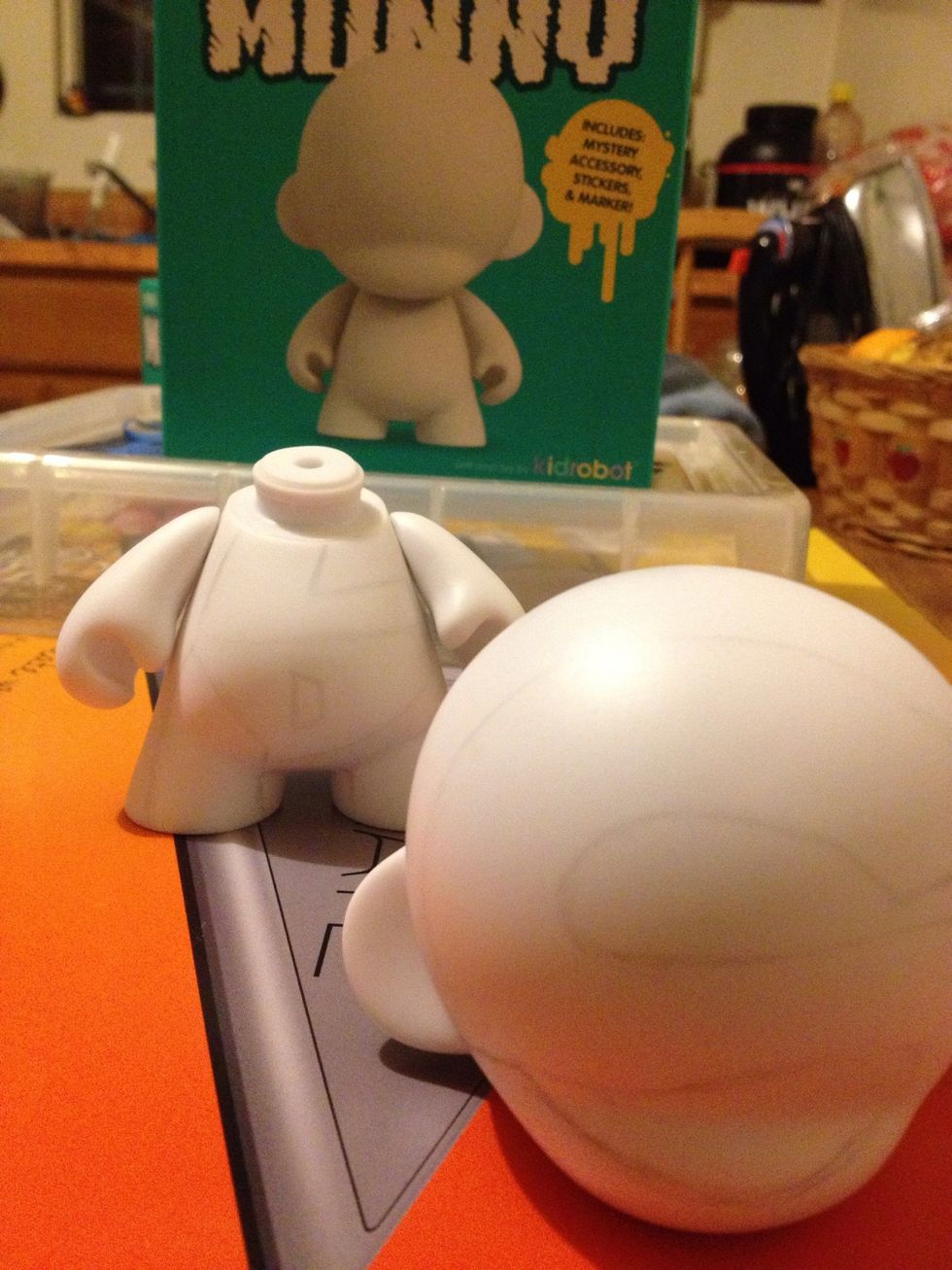 Here's mine I sketched out with pencil. It's better if u primer it first but I found out after I had done mine. That's up to you. It can b taken apart as u can see.