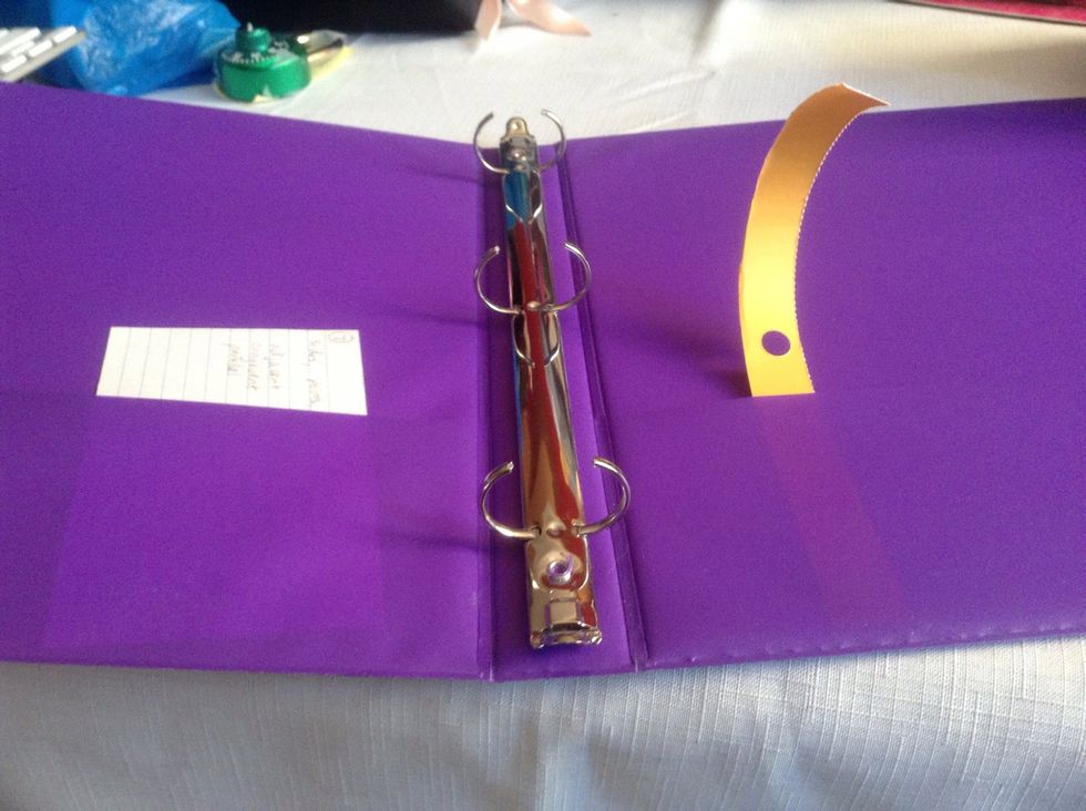 Here's my cheap binder from Walmart with stuff in to show the pockets