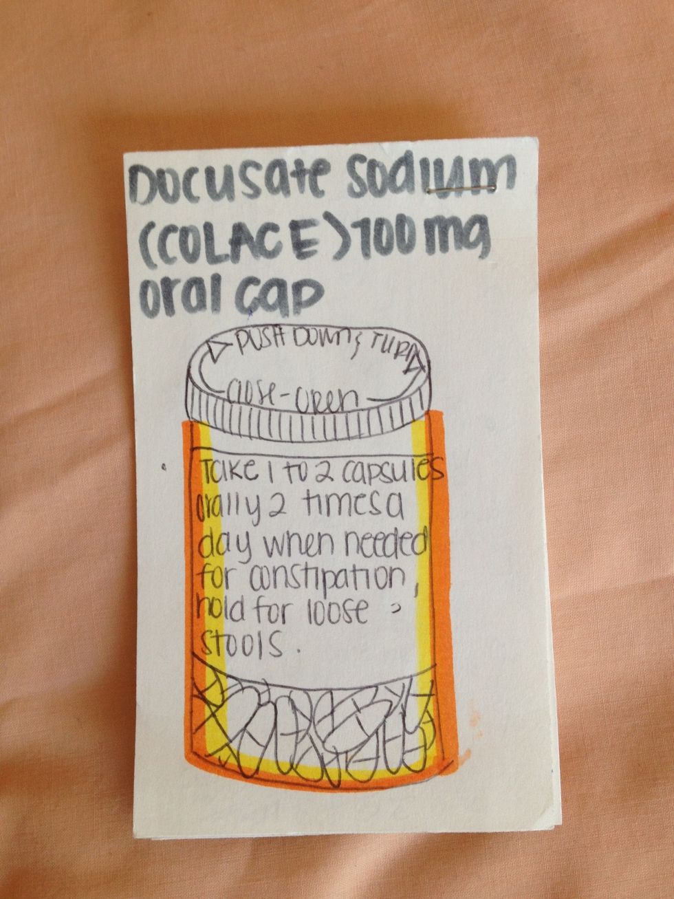 Here's one close up - please no comments on what this pill happens to be for! \ud83d\ude1c