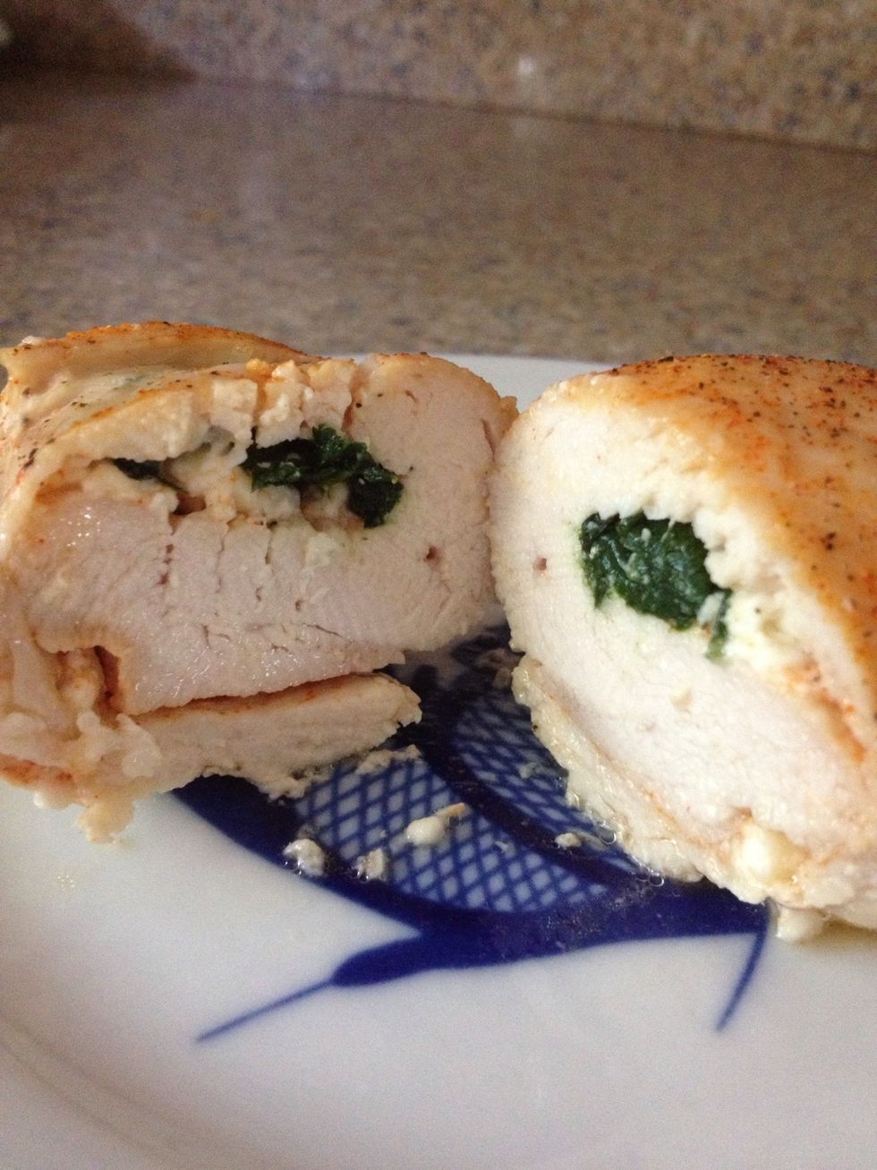 Here's one cut open so you can see the tasty goodness inside \ud83d\ude0b