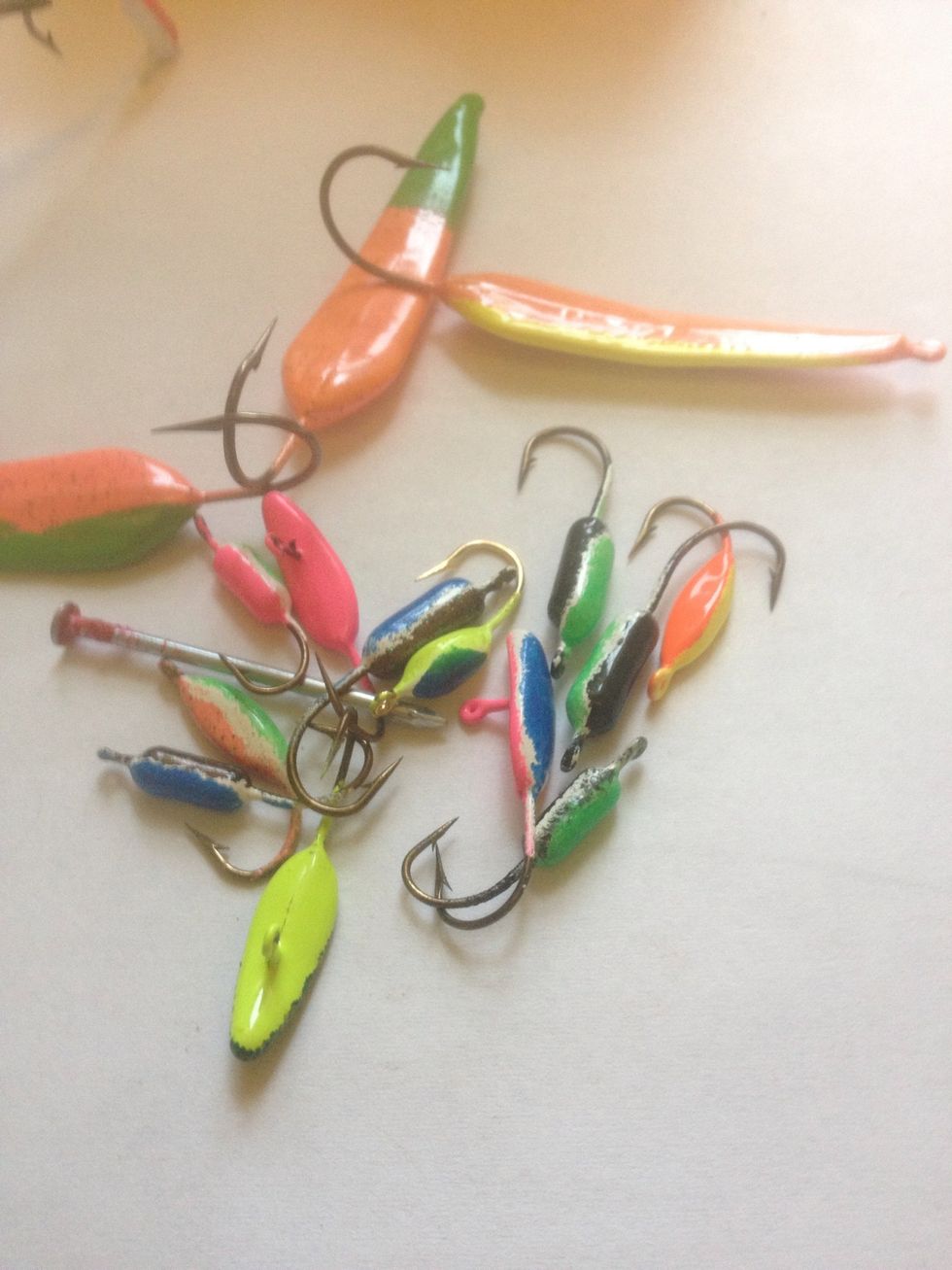 How to powder coat paint fishing jigs - B+C Guides