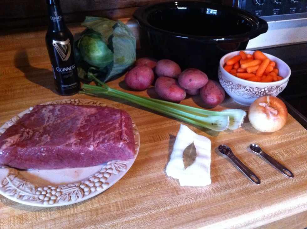 Here's the ingredients used to make the dish.