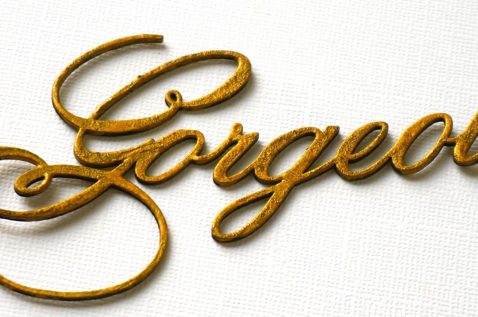 Here's the other chipboard I used on my page. I used the same technique, only adding Smooch Accent ink in Sundance over the dried crackle paint, then a generous amount of Black Distress ink.