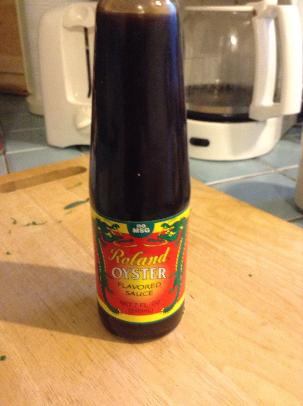 Here's the oyster sauce.