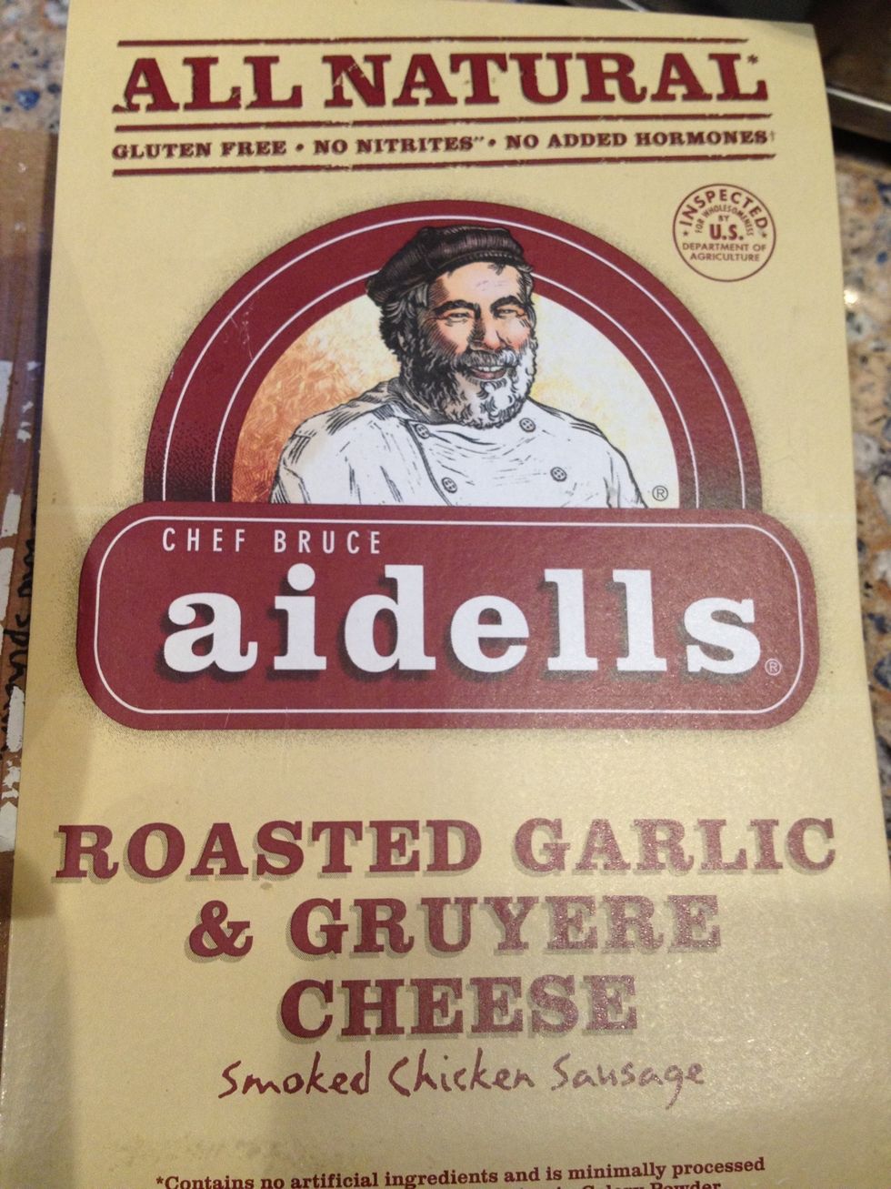 Here's the package of the type of sausage that I used. It's really good! Trust me \ud83d\ude09