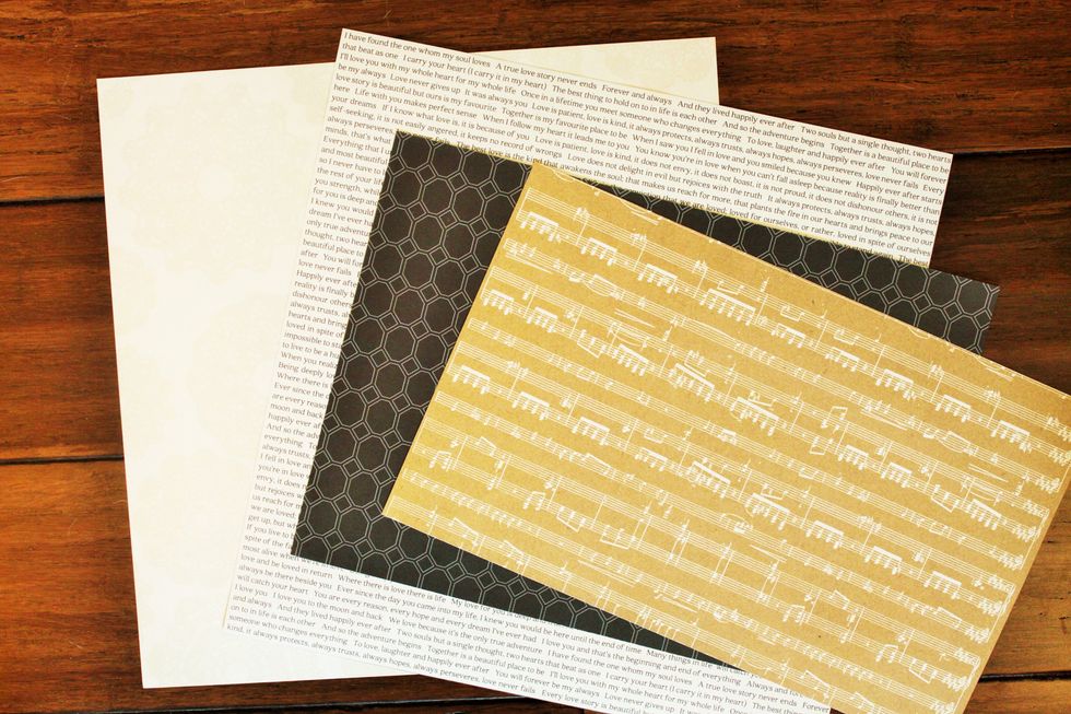 Here's the papers I used for this layout which includes the Kaiser resist paper.