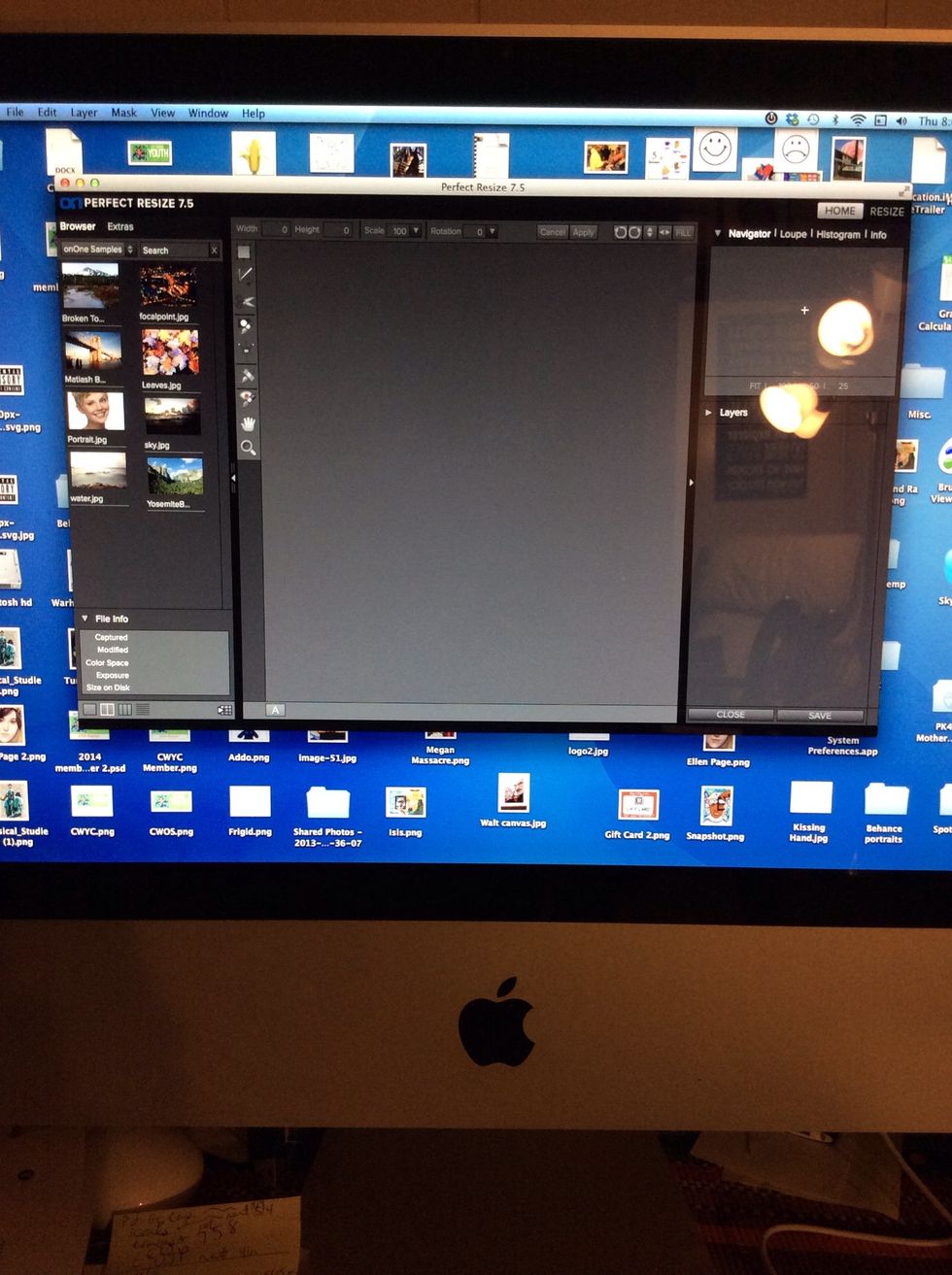 Here's the start up screen.