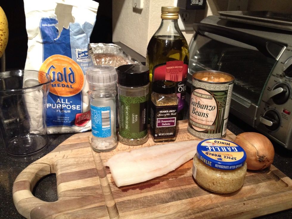 Here's the supplies, makes one big portion.