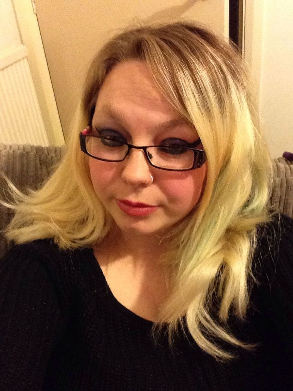 Here's what it looks like on me with my specs. Enjoy experimenting.