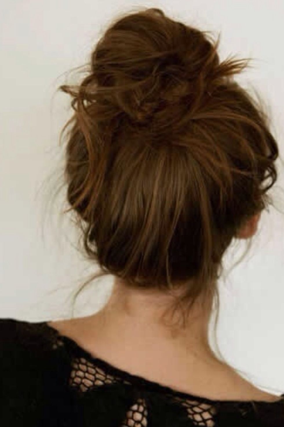 Here's what it will look like! NOTE: not as easy as it looks and may be difficult for layered hair but easy to do with thin and long hair. :) E N J O Y !!